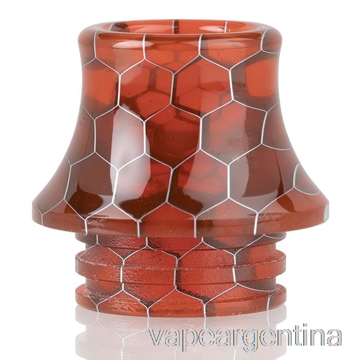 810 Cono Piel De Serpiente Resina Punta De Goteo Rojo Vape Argentina